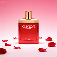 Prix d'usine Hanna's Secret 100ML ONLY LOVE Pour Femme Parfum liquide floral de luxe pour femmes avec vaporisateur longue durée