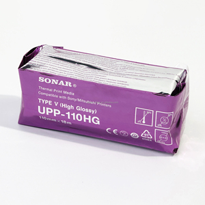 Carta termica Upp-110 Hg Upp-110 S compatibile con stampanti termiche mediche - Product Image 5