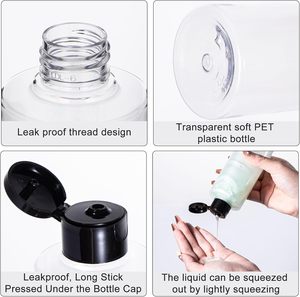 Clear Leakproof Empty Plastic Squeeze 1000 Ml PET Dish Wash <b>Bottle</b> - Product Image 3