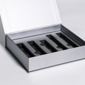 Custom Luxury Magnetic Closure Box Manufactured Small Cheap Gift Box for Nail Polish Oil/cosmetic Packaging with Insert - Product Image 5