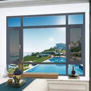 Phá vỡ nhiệt nhôm cửa sổ kính hàng đầu Treo Nhôm đẩy ra lật lên cửa sổ mái hiên cho biệt thự - Product Image 3