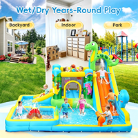 Château gonflable commercial en PVC épais avec toboggan, vente en gros d'usine, pour location de fêtes et aire de jeux intérieure pour enfants