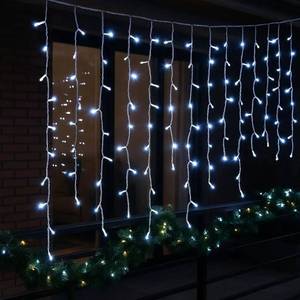 Guirlande lumineuse LED Gloca 3m, fil blanc, IP65, lumière blanche 5000K, éclairage de fête - Product Image 4