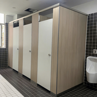 Panneaux de cloison de toilettes en nid d'abeille phénolique, imperméables et ignifuges, système de cloisonnement de cabines de salle de bain