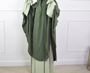 L-216 Turbante Turco Traspirante Best Seller in Medio Oriente, Hijab Islamico Monocolore Extra Lungo, Khimar da <span class=keywords><strong>Preghiera</strong></span> per Donne - Product Image 6