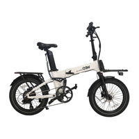 Vélo électrique pliable en alliage d'aluminium de 20 pouces, 250W, double batterie, 7 vitesses, autonomie étendue, pour trajets urbains, directement de l'usine