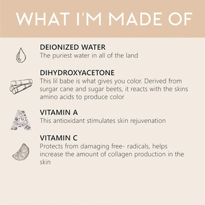<span class=keywords><strong>Rapid</strong></span> Spray Tan Solution Ultra One Hour Express Tan Base de oliva Sunless Tanner para un secado rápido Vegan-Friendly Radiant Glow - Product Image 2