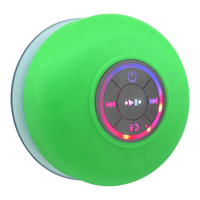 Altavoz Inalámbrico LED BTS07 Más Vendido, Altavoz Portátil Impermeable con Ventosa, Mini Altavoz para Ducha