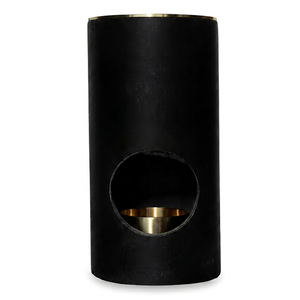 Luxury Black Resin <b>Bakhoor</b> Burner Mabkhara Arabic <b>Oud</b> Incense Burner Home Fragrance Decor - Product Image 1