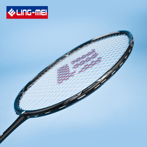Raquette de badminton 4U en fibre de carbone de couleur noire modèle Emei de haute qualité - Product Image 5