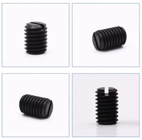 Vis sans tête à empreinte LeGood en acier au carbone métrique, grade 12.9, M2x3mm, finition noire, GB73 DIN551