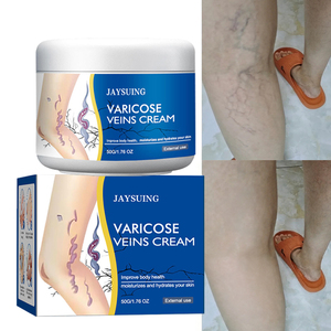 Crema JAYSUING para <span class=keywords><strong>venas</strong></span> varicosas, alivia <span class=keywords><strong>las</strong></span> <span class=keywords><strong>arañas</strong></span> vasculares, calma la hinchazón y el dolor, ungüento hidratante para el cuidado de <span class=keywords><strong>las</strong></span> <span class=keywords><strong>piernas</strong></span>, para uso externo, 50g - Product Image 1