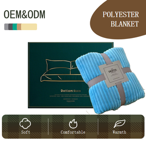 Couverture polaire personnalisée OEM ODM, couverture décorative <span class=keywords><strong>en</strong></span> jacquard 3D douce et chaude, couverture moelleuse et confortable - Product Image 1