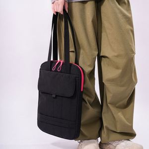 New Design Light-Weight 15inch Vertical Version <b>Fluffy</b> Puffer Computer Shoulder <b>Bag</b> Quilted Laptop Sleeve <b>Bag</b> - Product Image 6