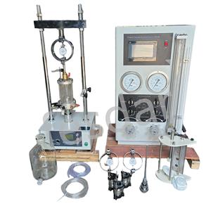Apparecchio da laboratorio geotecnico per prove triassiali, utilizzato per determinare la resistenza alla spiancatura del terreno - Product Image 2