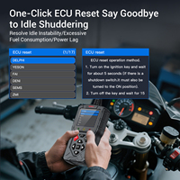 Herramienta de Diagnóstico Universal para Automóviles TOPDIAG M60, Lector de Códigos de Error del Motor, Reinicio de ECU, Escáner OBD para Motocicletas