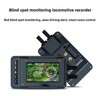 Kamera dasbor sepeda motor lensa ganda, kamera Dash sepeda motor layar Full HD 1080P dengan GPS WiFi tahan air depan belakang perekam DVR