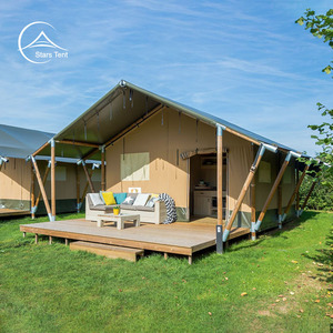 Tente <span class=keywords><strong>de</strong></span> <span class=keywords><strong>safari</strong></span> <span class=keywords><strong>de</strong></span> luxe 5x7m avec salle <span class=keywords><strong>de</strong></span> bain pour hébergement <span class=keywords><strong>de</strong></span> glamping africain, fabriquée en Chine - Product Image 2