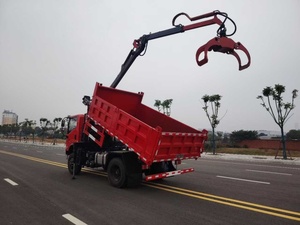 5 Ton Hydraulic Folding Arm Block Brick Truck Mounted <b>Crane</b> With Grabber Brick Grab <b>Crane</b> Truck - Product Image 4