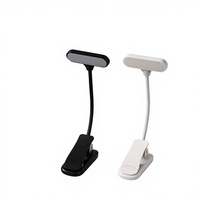 Lámpara de Lectura LED con Doble Alimentación, Enchufe USB, Batería AAA, Luz Cálida para Leer en la Habitación, Viajes