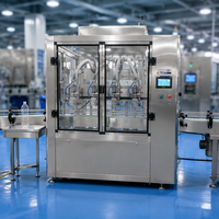 Machine de remplissage automatique à 4 têtes avec suivi par pompe servo, remplisseuse de bouteilles à suivi linéaire pour shampoing, détergent liquide, cosmétiques et lotions