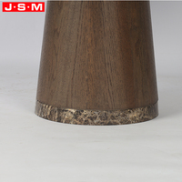 Meubles de maison, table basse moderne simple en bois massif, design minimaliste, plateau en pierre, table d'appoint pour salon