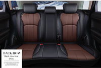Fundas de asiento de coche personalizadas para Subaru Crosstrek Impreza Forester Outback 2009-2024Juego completo Protector de asiento de coche impermeable de cuero