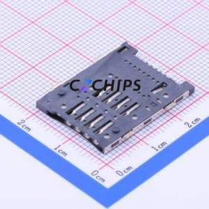 <b>SIM</b>-115C <b>SIM</b> <b>Card</b> Connector SMD Connector Self-Return Type Mini <b>SIM</b> <b>Card</b> <b>Card</b> <b>Holder</b> 1.88mm - Product Image 2
