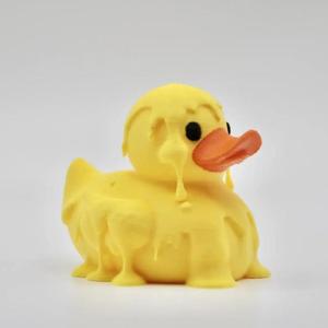 Jouets de décoration créatifs pour la maison en forme de canard jaune imprimés en 3D, matériau écologique imprimé en 3D, cadeau pour enfants - Product Image 2