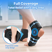 OEM ODM Gel de glace réutilisable Compresse froide pour soulager la douleur au pied Tendinite d'Achille Fasciite plantaire Entorses