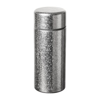 Cangkir Termos Titanium Murni - Kapasitas Kecil Portabel untuk Air dan Teh di Luar Ruangan, Antibakteri, Menjaga Kesegaran, Hadiah Desain Modern Vakum