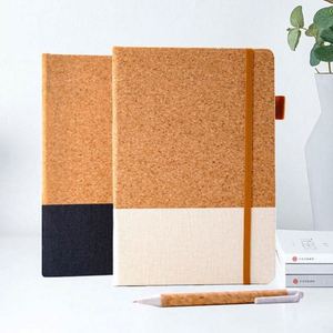 Personalized Small <b>Notepad</b> Eco-Friendly <b>A5</b> Journal Office Simple Wheat Straw Spliced Promotional Business Gift Notebook - Product Image 1