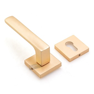 Quảng Châu cửa xử lý Antique vàng hai mặt cửa LEVER xử lý - Product Image 1