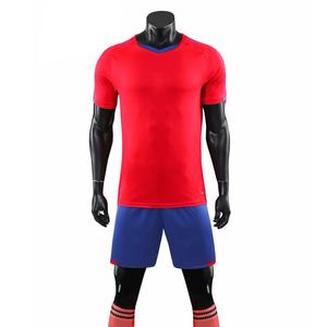 Venta al por Mayor de Camisetas de Fútbol de Manga Corta con Serigrafía, 100% Poliéster, Transpirables, Uniformes, Servicio OEM Disponible - Product Image 5