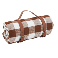 Vente en gros de tapis de pique-nique imperméable en fibre acrylique avec logo imprimé, couverture de camping en plein air, matelas, tente en herbe