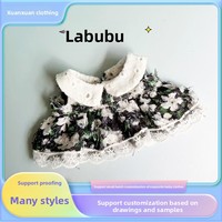 Robe de poupée de style occidental en dentelle florale de la série Lapubu Fantasy pour poupées unisexes de 14 ans et plus, fabriquée en Chine