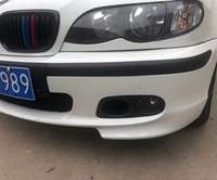 Cubierta de Fibra de Carbono de Alta Calidad para Faros Antiniebla Delanteros, Compatible con BMW Serie 3 E46 (1998-2004)
