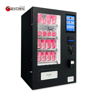 EU 10.1 Inch Touch Screen Vending Machine with Coin/ Bill/ Card Big Capacity for Snack Drink in Bar Hotel Station - Product Image 2