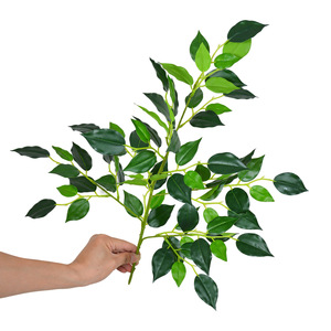Arbre artificiel Banyan Flower Delight 30cm-100cm en PVC, verdure décorative d'intérieur, bouquet de plantes, décoration de la maison - Product Image 5