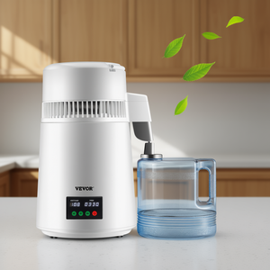 Destilador Vevor de 1.1 Galones, Purificador de Agua Automático de Acero Inoxidable con Pantalla Digital para Uso Doméstico - Product Image 2