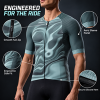 Maillot de cyclisme sur route en gros, haute qualité, respirant, manches courtes, livraison rapide directe d'usine