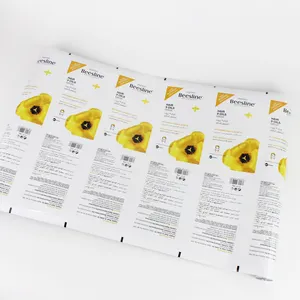Kunden spezifischer Druck Lebensmittel verpackung und Logo gedruckt Kunststoff Bopp Thermal Laminat ion Lebensmittel qualität Rollfilm