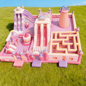 Parque de Atracciones Inflable con Castillo Hinchable de Calidad Industrial para Juegos Divertidos - Product Image 2