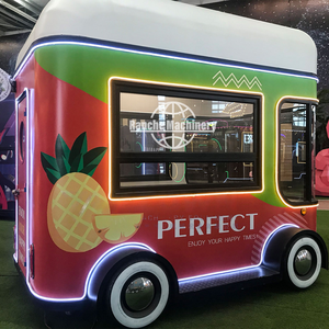 Movable Stainless Steel Pizza & Fast Food Vending Truck with GPS Tracking for Ice Cream Snack Hotdog - Product Image 2
