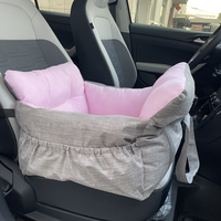 Coussin de voiture pour chien, petit et moyen, imperméable, pliable, avec laisse de sécurité, sangles d'appui-tête, lit de voyage Oxford, OEM