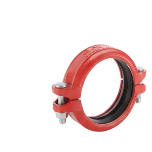 Raccords de tuyauterie à rainures, colliers de serrage à rainures pour protection incendie, colliers de serrage en acier DN114, colliers de raccordement à rainures, raccords, dir. - Product Image 4