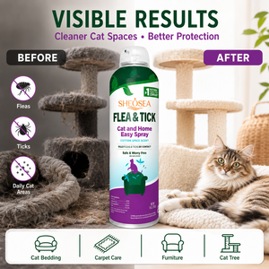 Spray anti-puces et tiques facile d'emploi pour chats, chiens, lapins, chevaux, parfum frais et doux, traitement naturel pour animaux de compagnie, tue les puces et tiques, sans danger pour la literie et les canapés - Product Image 5
