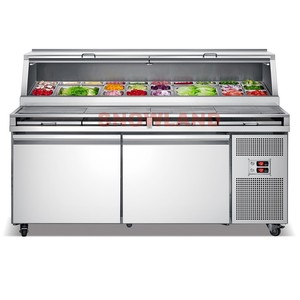 Nuevo <span class=keywords><strong>Dominos</strong></span> Comercial <span class=keywords><strong>Pizza</strong></span> Prep Mesa Congelador <span class=keywords><strong>Pizza</strong></span> Makeline Nevera - Product Image 3