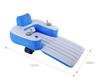 Chaise flottante électrique en PVC avec hélice, structure gonflable pour divertissement aquatique, utilisation en piscine intérieure/extérieure, capacité 100 kg