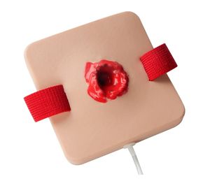 Science médicale Traumatisme humain Blessure par balle Bandage Suture Exercice Soins infirmiers Modèle <span class=keywords><strong>Module</strong></span> de peau - Product Image 2